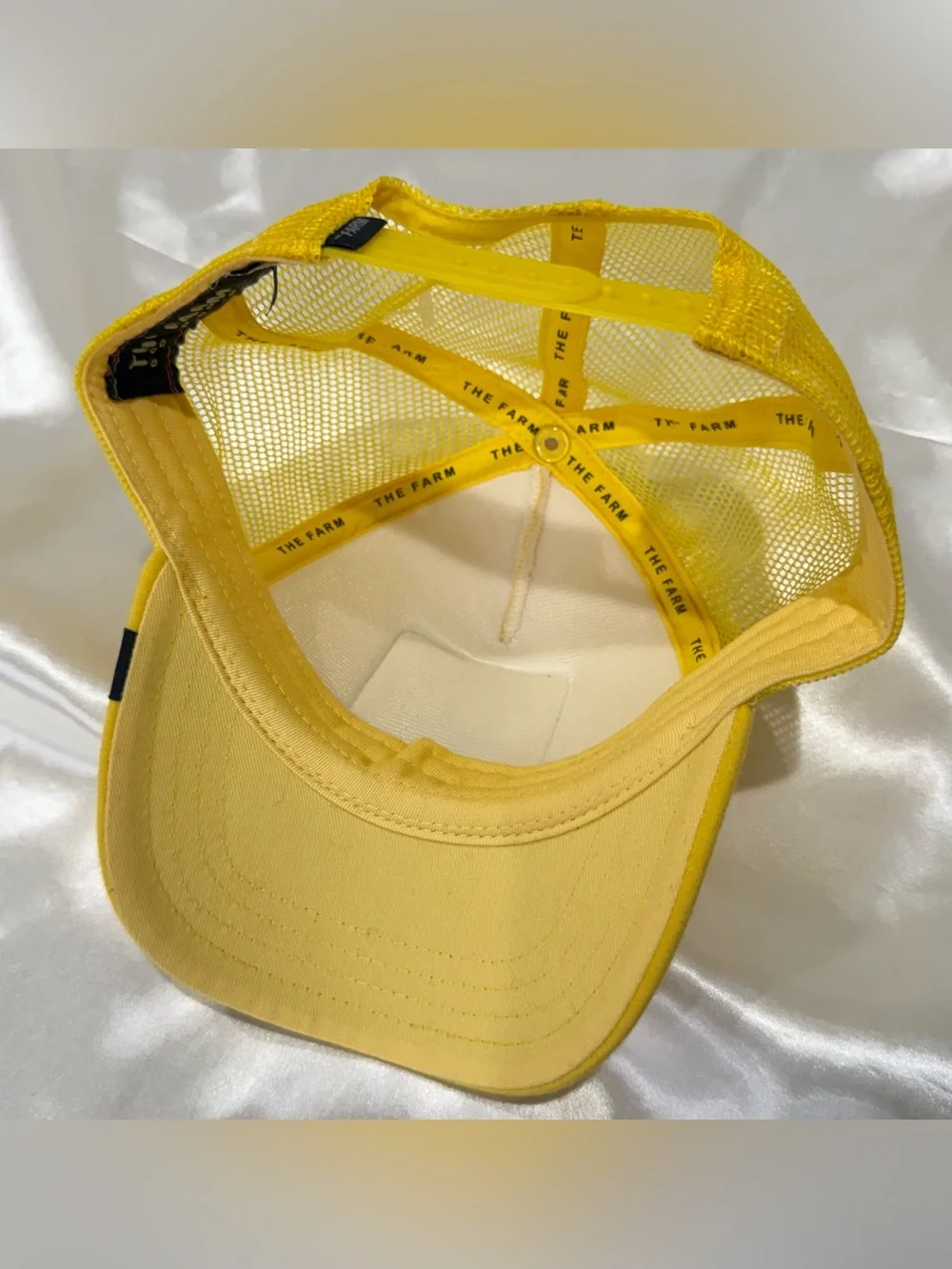 Goorin Bros The Farm Kid Goat Trucker Hat Kids O/S Yellow Summer Streetwear